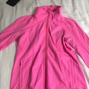 Lululemon bright pink zip up jacket